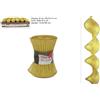 Due Esse Christmas Decorazione Tessuto Spirale 12.5x180 cm oro Prezzo cad uno
