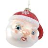Kaemingk Pendaglio Babbo Natale Sorridente 8x9,5x9,5cm