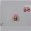 Due Esse Christmas Appendino Bambolina 9cm Rosa