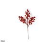 Due Esse Christmas Spillone Bacche Glitterate Rosso 30 cm