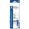 Staedtler Mars lumograph Jumbo 100J - Matita grafite Gros modulo HB, 6 Pezzi