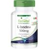 Fairvital | L-istidina 500mg - per 45 giorni - VEGAN - alto dosaggio - 90 capsule - aminoacido