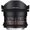 Samyang 7510 Obiettivo Fish Eye T3.1 VDSLR con Messa a Fuoco Manuale per Nikon