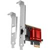 AXAGON Scheda di rete Axagon Psi-Express con velocita' di trasferimento d2.5 Gbit/s e supporto Pxe [PCEE-G25]