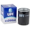 UFI Filters, Filtro Olio 23.266.00, Filtro Olio per Ricambio, Adatto a Auto, Applicabile su Diversi Modelli Infiniti e Nissan