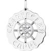 Chantecler / Logo / ciondolo grande timone / argento - 33453