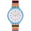 Swatch / Skin / Skinstripes / orologio unisex / quadrante grigio / cassa plastica / cinturino silicone - SVUL100