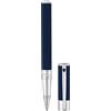 S.T. Dupont Dupont / D-Initial / penna roller / lacca naturale blu, finitura cromata