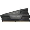 CORSAIR VENGEANCE DDR5 RAM 32GB (2x16GB) 6000MHz CL40 Intel XMP Compatibile iCUE Memoria per Computer - Nero (CMK32GX5M2B6000C40)