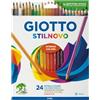 Giotto Stilnovo Astuccio Da 24 Matite A Pastello Colorate, 3.3Mm, Multicolore, 24 Unità (Confezione da 1)