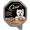 Cesar Vaschette 14 x 150 g umido cane - Ricette di Campagna Tacchino, Manzo ed Erbe