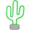 LINEA JENNY Cactus Led Neon verde batt. 3xAA - J120.30159.CK