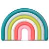 Suavinex Massaggiagengive in Silicone per Neonati +0 Mesi, Anello da Dentizione, Design Arcobaleno, Multicolore, 401432