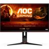 AOC Gaming U28G2XU2 - Monitor 28 Pollici UHD 144 Hz, 1 ms, FreeSync PremiumPro, HDR400 (3840x2160, HDMI 2.1, DisplayPort, USB Hub) Nero/Rosso