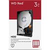 WD Red 3 TB 3.5" Hard Disk per NAS, Intellipower, SATA 6 GB/s, 64 MB Cache