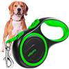 Edipets, Guinzaglio per Cani Allungabile, Retrattile, 5 e 8 Metri, Guinzaglio Flessibile per Addestramento e Passeggiate (Verde, 8 metri)