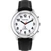 MAUJOY Orologio da polso da uomo tedesco in pelle color argento, stile 1, 38mm, cinghie