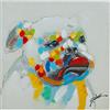Biscottini Quadro su tela 62x62cm | Quadro soggiorno pittura ad olio | Quadri ufficio e per la casa