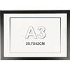 H HANSEL HOME Cornice Legno A3, Cornice Nere Foto 29.7x42cm con Pannello in Metacrilato per Tavolo e Parete