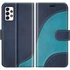 BoxTii Cover per Galaxy A53 5G, Custodia in PU Pelle Portafoglio per Samsung Galaxy A53 5G, Magnetica Cover a Libro con Slot per Schede, Blu