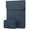 HYZUO 15-16 Pollici Custodia per Laptop per MacBook Pro, Blu Navy