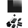 ELICA piano cottura a induzione con cappa filtrante NIKOLATESLA FIT 60 cm e KIT0167756 per uscita sotto zoccolo - PRF0167053+KIT0167756