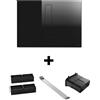 ELICA piano cottura a induzione con cappa filtrante NIKOLATESLA FIT 72 cm e KIT0180522 per uscita diretta posteriore - PRF0167054+KIT0180522