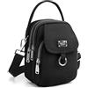 LIBAIJIAAZQH Borsa Porta Cellulare Tracolla, Borsa A Tracolla Donna, Borsa Tracolla Donna Piccola, Borsetta Piccola Tracolla Con Ingresso Per Cuffie Nylon Borsetta Moda Borse Spalla Crossbody Bag.