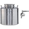 Fusto 30L In Acciaio Inox per OLIO Bidone Contenitore MAFFEI con attacco  rubinetto