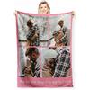 DZWSZ Coperta Personalizzata con Foto Collage, Coperta Estiva, Regali Personalizzati Per Natale, Compleanni, Anniversario Per Mamma Amica Fidanzata Nonna, si Adatta al Divano,Alla Camera Da Letto