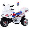 HOMCOM Moto Elettrica per Bambini da 3-5 Anni Motorino Elettrico Giocattolo 3 Ruote con Musica, Velocità 3KM/h, Luci 112×51×72.5cm