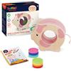 Battat Education - Salvataggio e conteggio del salvadanaio - Salvadanaio per Bambini - Giocattolo educativo a Forma di Maiale - Playset per Lo Sviluppo - Abilità motorie Fini - 18 Mesi +
