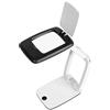 Wedo Pocket 27175101 Lente da Tavolo con LED, Nero