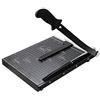 Meditool Taglierina di carta A3 B4 A4, formato A4, 32,5 x 25 x 3 cm, sicurezza salvaguardare, base in metallo, nero (A4)