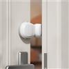 SAFELON 4+2 Pezzi automatico di sicurezza per bambini, protezioni per le dita automatiche per bambini, fermaporta automatico anti-pizzicamento, facile da installare e utilizzare (Bianco)