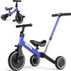 KORIMEFA 4 IN 1 Triciclo Bambini Triciclo con Maniglione di Spinta il Genitore per 1-3 Anni Ragazzi Ragazze Triciclo per Bambini Bicicletta Equilibrio Sedile e Maniglia Regolabili