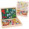 Uping Puzzle Magnetico Bambini Giochi Bambini 2 3 4 Anni Lavagna Magnetica Giochi Montessori Legno Regalo per Bambina Bambino 2 Anni 3 Anni 4 Anni