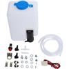 Poweka Kit Serbatoio Pompa Parabrezza Universale 12V 99300 Pompa Lavavetri da Poweka