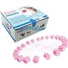 Xrten 50pcs Tampone di Pulizia per Bocca,Spugna Orale Cura Denti Spazzolini Orali(Rosa)