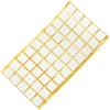 Adsamm® / 50 x antiscivolo autoadesivi/bianchi / 20x20 mm/quadrati/piedini adesivi antisdrucciolo in gomma espansa EPDM/cuscinetti protettivi per arredi Adsamm® Quality