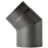 FIREFIX RD150/1 - Tubo per stufa, in acciaio spesso 2 mm, diametro 150 mm, per camini e focolari, Senotherm, colore grigio scuro, lunghezza 1000 mm