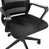Fodera per sedia da ufficio elasticizzata universale, dimensioni: fodera  posteriore + fodera per cuscino (giallo chiaro)