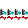 Button Fix Pulsante Fix tipo 2 staffa Marker guide kit di collegamento pannelli X4 + 4 Marker Tool,