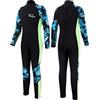 Yikayin Muta Intera per Bambini, 2.5MM Neoprene Muta da Sub per Ragazzi e Ragazze, per Nuoto, Immersioni, Snorkeling, Surf, SUP