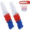 Yolev 2 Pezzi Rete Canestro Basket per Impieghi Gravosi Rete Basket Canestro in Nylon Adatta per Parco Giochi Della Scuola Sport Indoor all'Aperto Rete Canestro Basket da Camera