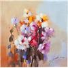 Biscottini Quadro su tela 62x62cm | Quadro soggiorno pittura ad olio | Quadri ufficio e per la casa