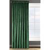 Eurofirany ROSA Tenda in Velluto con Fettuccia Arricciatenda - 1 Unità, Soffice, Pannello, Drappo Classico, Glamour, Elegante, Soggiorno, Camera da Letto, 290 g/m2, 135x300 cm, Verde Scuro
