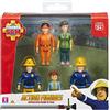 Fireman Sam Action Figures 5-pack, scaled play preschool poseable figures, imaginative play