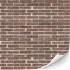 TexturKontor 3 Fogli di Rivestimento Murale Autoadesivo per Casa delle Bambole in Scala 1:12 (Mattoncini Marroni)