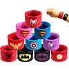 KAHEIGN 10Pz Supereroi Slap Bands Per Bambini, Cinturino In Silicone Vendicatori Marvel Fasce Per Bracciali Con Schiaffo Riempitivi Per Borse Da Festa Per Compleanno Pasqua Halloween Natale Bomboniere